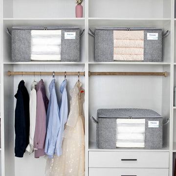 3 Pack Clothes Storage Bag with Clear Window